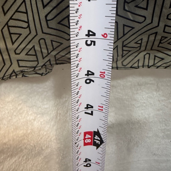 Kismet Strapless Dress Womens Size Medium Black Beige Geometric Maxi - Picture 7 of 9